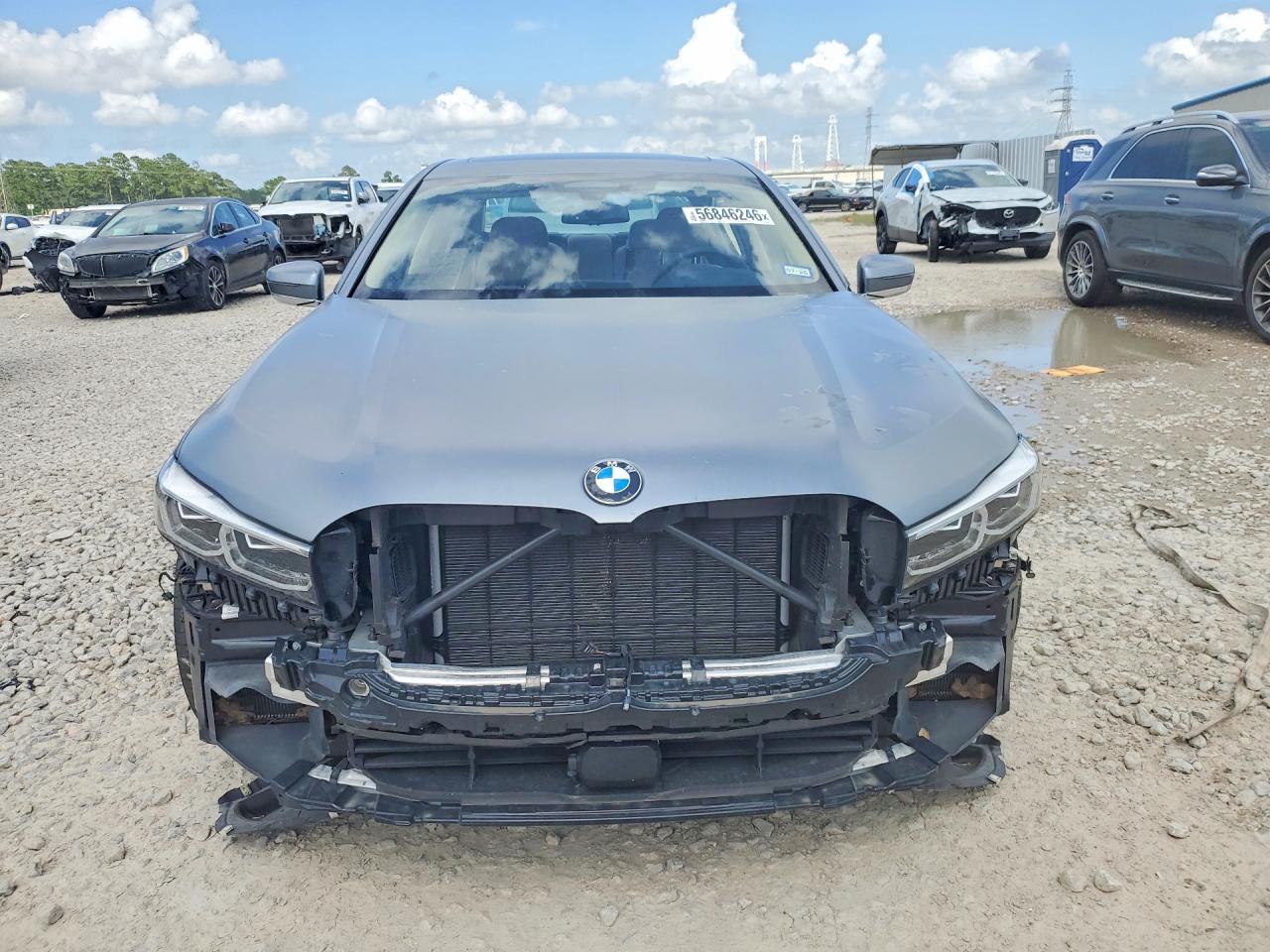 2022 BMW 7 Series VIN WBA7U2C00NCK71802 COPART salvage auction — Front End, TX - SALVAGE VEHICLE TITLE, sold $30,250 on 2026-06-30 (photo 5)