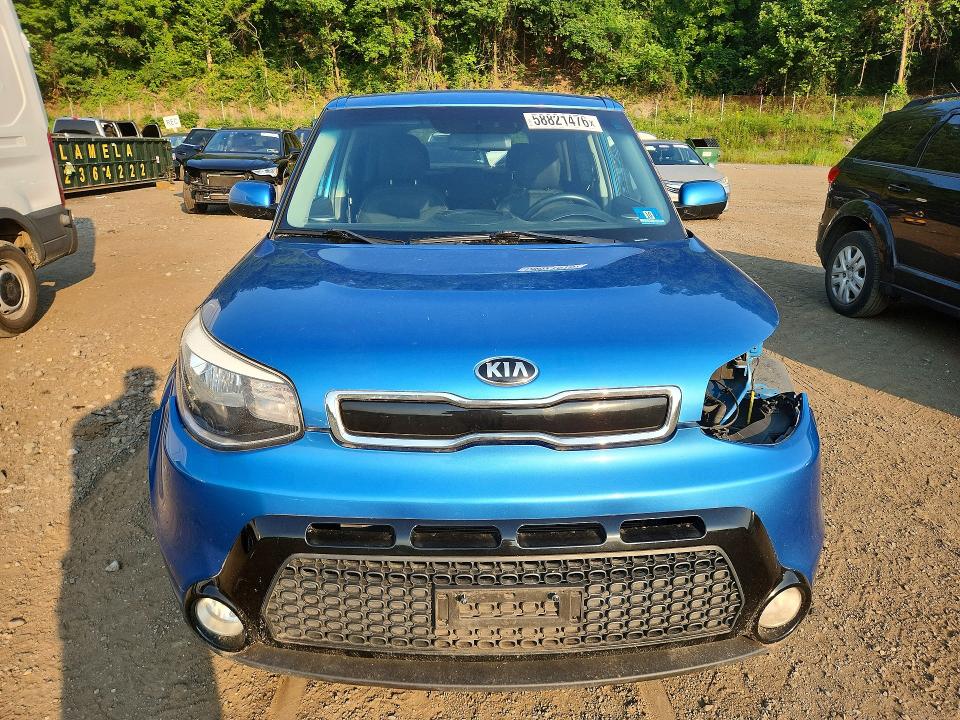 2016 Kia Soul VIN KNDJP3A58G7384638 COPART salvage auction — FRONT END, Ny - Mv-907A Salvage Certificate, sold $1,200 on 2026-07-07 (photo 5)