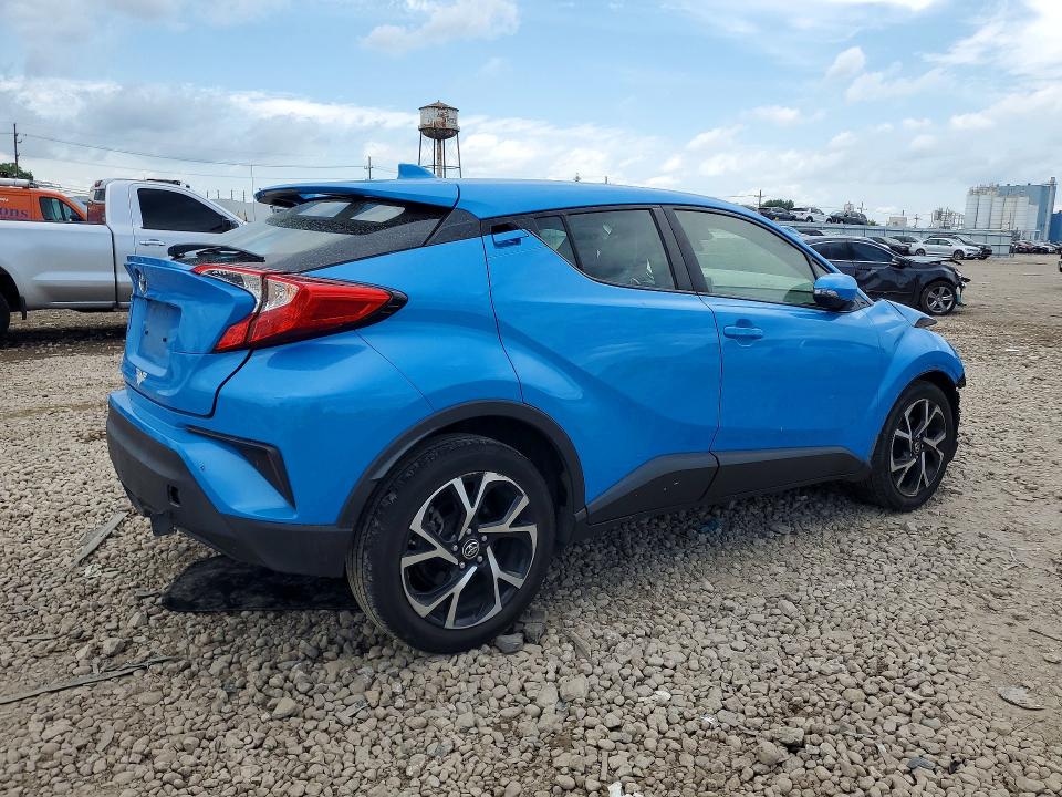 2019 Toyota C-hr VIN JTNKHMBX9K1022428 COPART salvage auction — FRONT END, Il - Salvage Certificate, sold $300 on 2026-07-29 (photo 3)