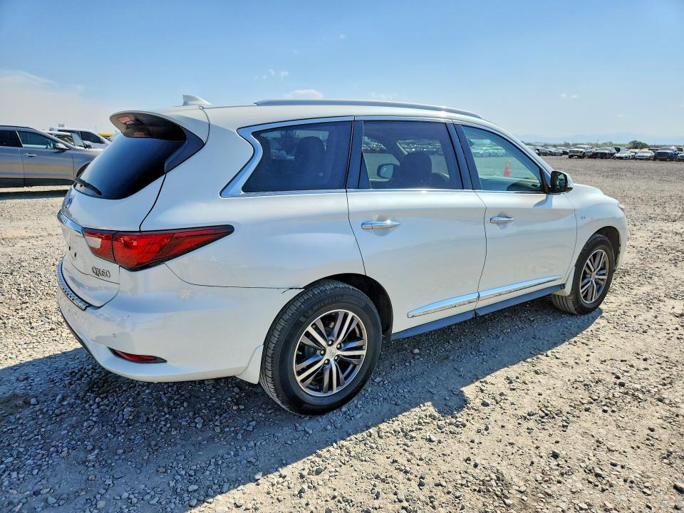 2017 Infiniti Qx60 VIN 5N1DL0MM2HC553213 COPART salvage auction — REAR END, Co - Certificate Of Title, sold $3,750 on 2026-07-09 (photo 3)