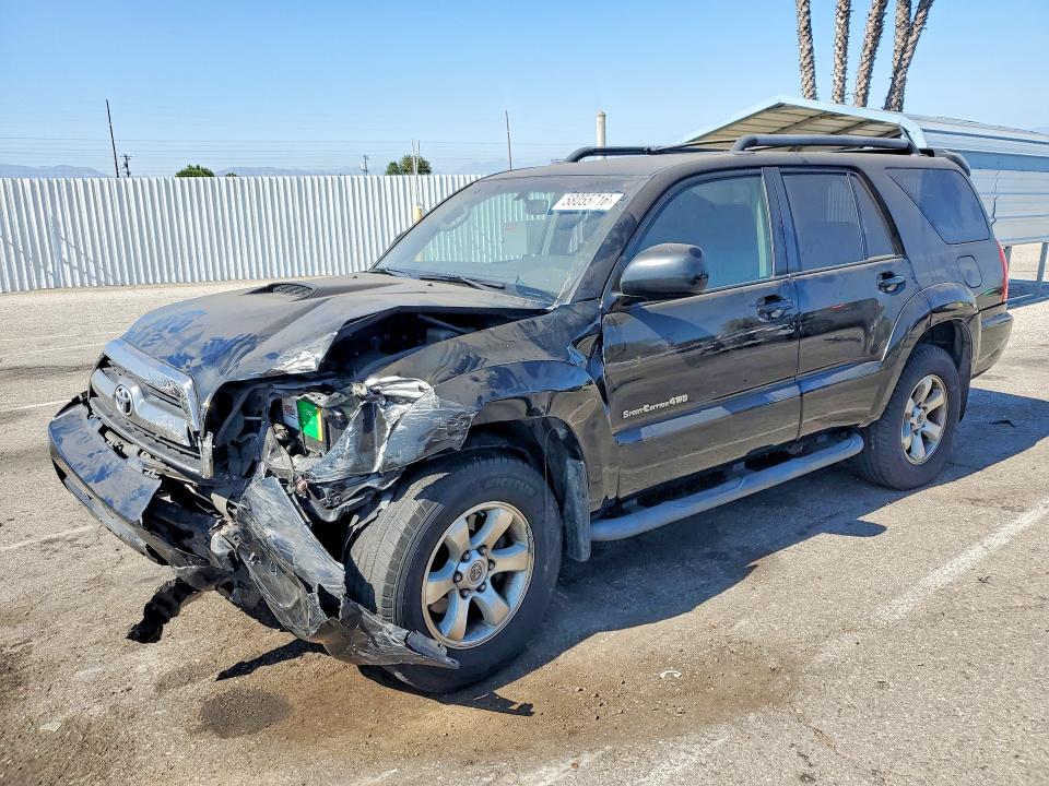 2007 Toyota 4runner VIN JTEBU14R170123467 COPART salvage auction — FRONT END, Ca - Salvage Certificate, sold $7,100 on 2026-07-31 (photo 1)