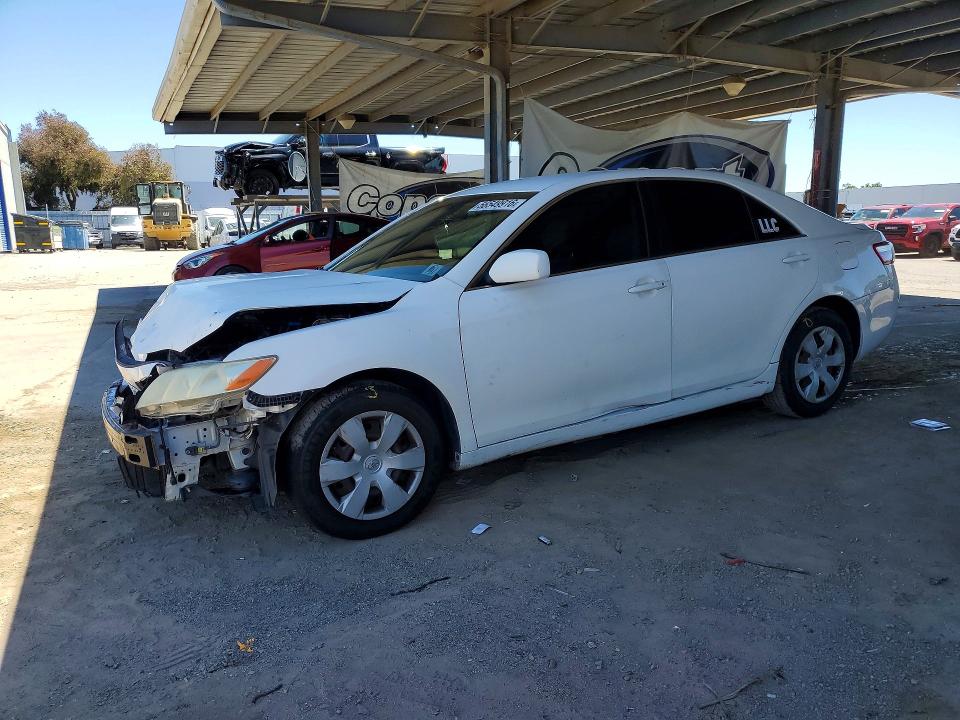 2007 Toyota Camry VIN JTNBE46K173004833 COPART salvage auction — FRONT END, CA - SALVAGE CERTIFICATE, sold $425 on 2026-07-21 (photo 1)