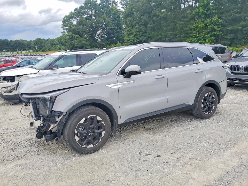 2025 Kia Sorento VIN 5XYRL4JC5SG331975 COPART salvage auction — FRONT END, Ms - Certificate Of Title, sold $13,000 on 2026-07-06 (photo 1)