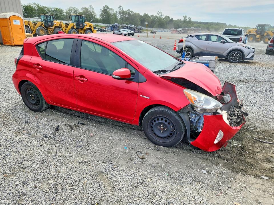 2015 Toyota Prius VIN JTDKDTB34F1576036 COPART salvage auction — FRONT END, Sc - Certificate Of Title, sold $725 on 2026-07-29 (photo 4)
