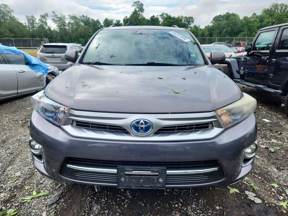 2012 Toyota Highlander VIN JTEDC3EH0C2004207 COPART salvage auction — REAR END, Md - Cert Of Salvage < 75% Damage, sold $5,900 on 2026-07-24 (photo 5)