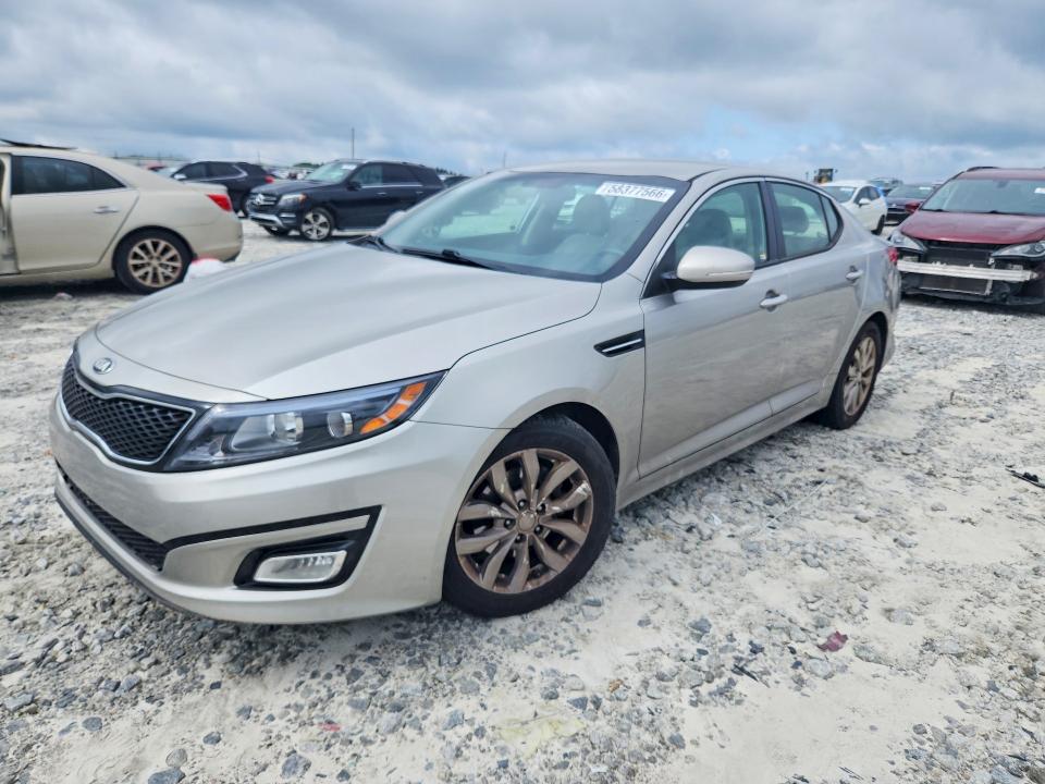 2015 Kia Optima VIN 5XXGM4A78FG416620 COPART salvage auction — REAR END, Ga - Cert Of Title-Salvage, sold $1,050 on 2026-07-27 (photo 1)
