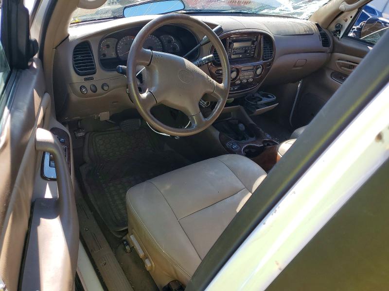 2002 Toyota Sequoia VIN 5TDBT48A52S130473 COPART salvage auction — ROLLOVER, Pa - Certificate Of Salvage, sold $425 on 2026-07-06 (photo 8)