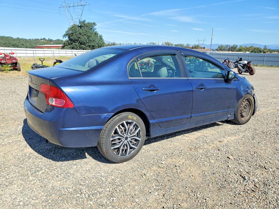 2007 Honda Civic VIN 1HGFA16537L116738 COPART salvage auction — FRONT END, Ca - Salvage Certificate, sold $250 on 2026-07-02 (photo 3)