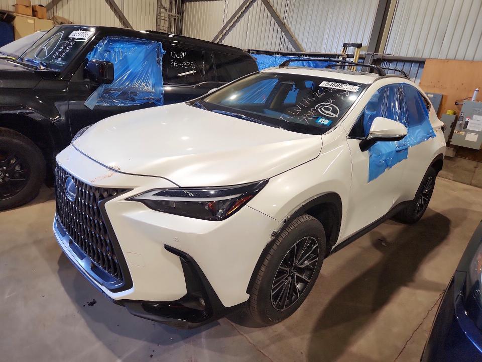 2024 Lexus Nx VIN JTJGGCEZ6R2011148 COPART salvage auction — VANDALISM, Nh - Cert Of Title-Salvage, sold $23,300 on 2026-07-27 (photo 1)
