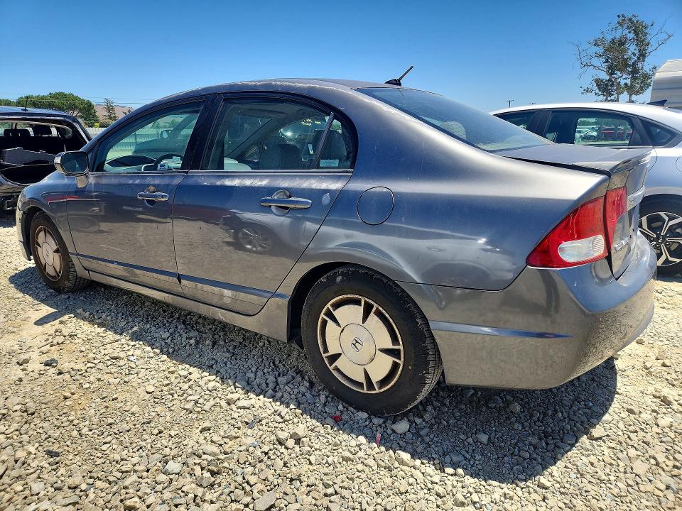 2009 Honda Civic hybrid VIN JHMFA36239S003413 COPART salvage auction — SIDE, Ca - Salvage Certificate, sold $500 on 2026-07-07 (photo 2)