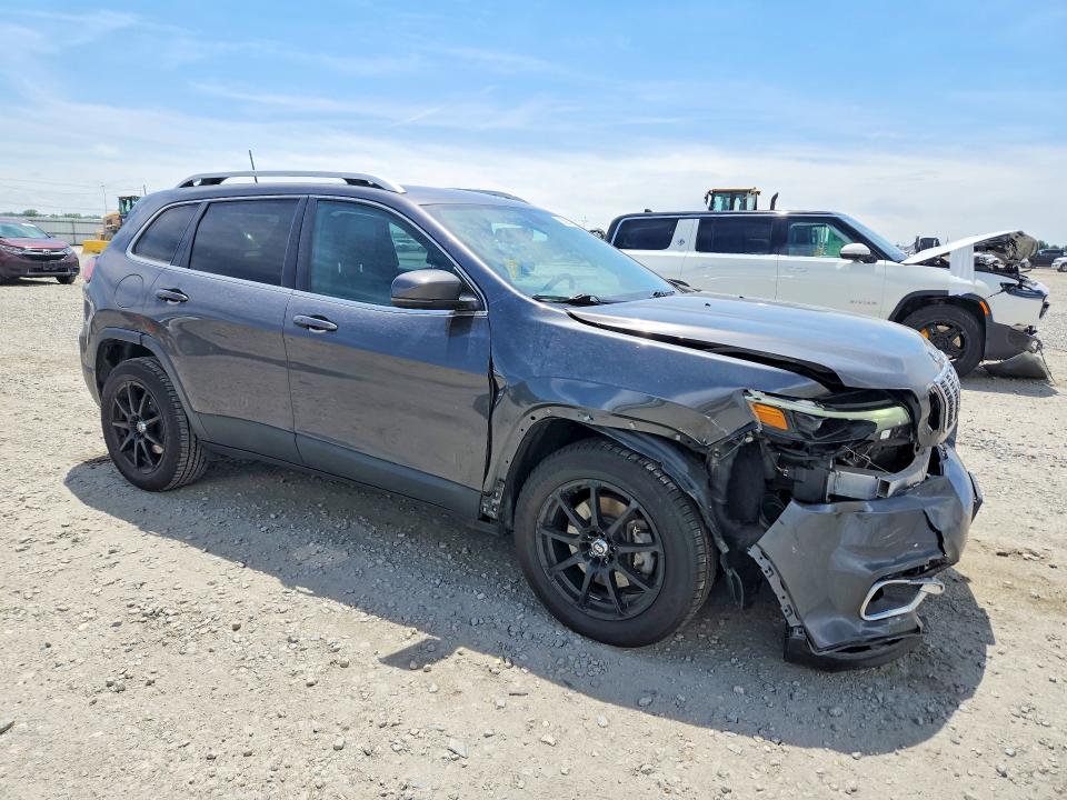 2019 Jeep Cherokee VIN 1C4PJMDN7KD292539 COPART salvage auction — FRONT END, Co - Salvage Title, sold $3,350 on 2026-07-09 (photo 4)