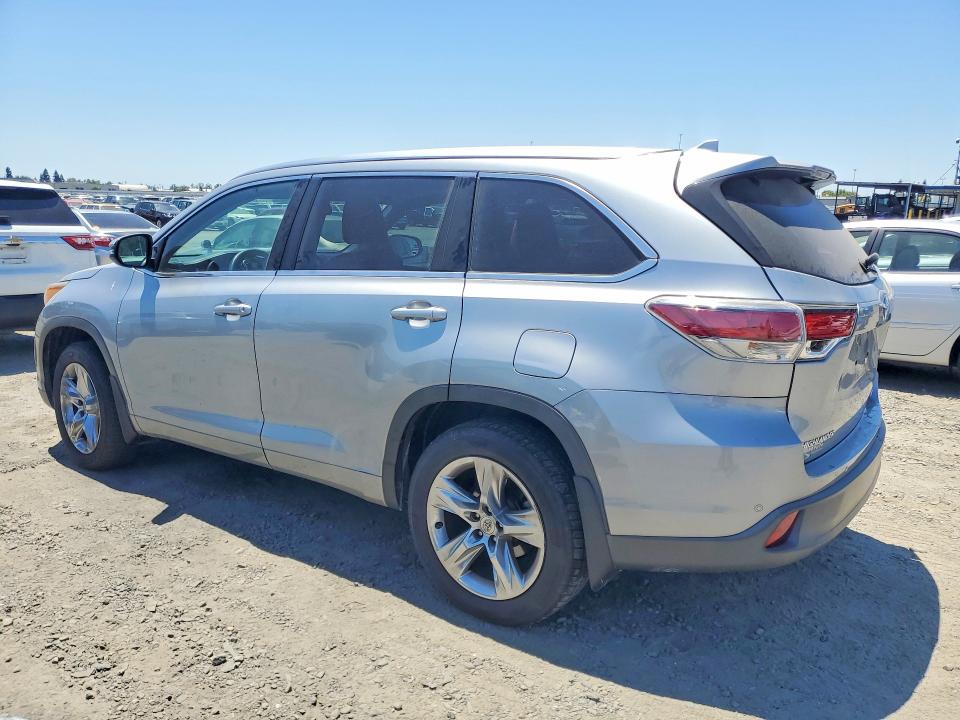 2015 Toyota VIN 5TDDKRFH7FS073790 COPART salvage auction — SIDE, Ca - Salvage Certificate, sold $7,400 on 2026-07-07 (photo 2)
