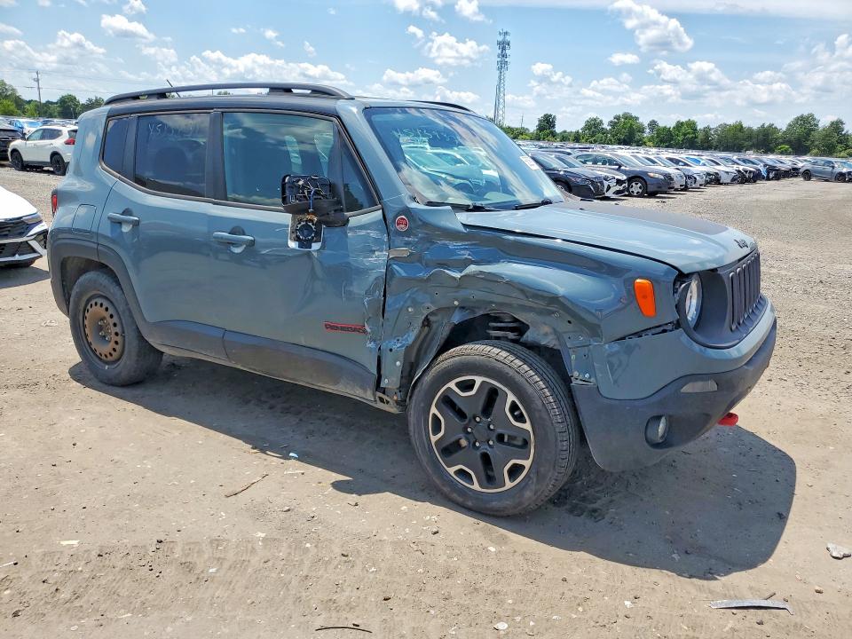 2016 Jeep Renegade VIN ZACCJBCTXGPD94008 COPART salvage auction — FRONT END, Va - Cert Of Title - Salvage, sold $1,200 on 2026-07-22 (photo 4)