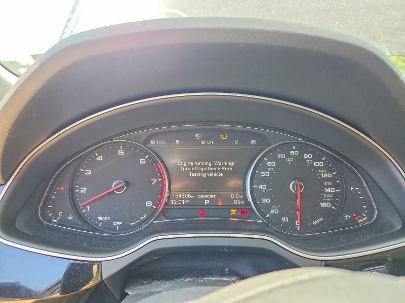 2017 Audi Q7 VIN WA1LAAF72HD040325 COPART salvage auction — VANDALISM, VA - CERTIFICATE OF TITLE (P), sold $7,300 on 2026-07-30 (photo 9)