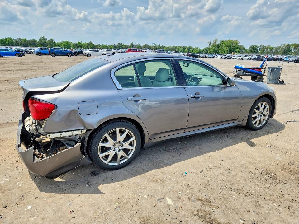 2010 Infiniti G37 VIN JN1CV6AR0AM455085 COPART salvage auction — REAR END, Va - Certificate Of Title, sold $3,000 on 2026-07-15 (photo 3)