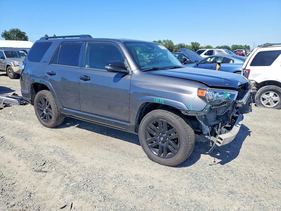 2019 Toyota 4runner VIN JTEBU5JR8K5711681 COPART salvage auction — FRONT END, Ca - Salvage Certificate, sold $11,600 on 2026-07-30 (photo 4)