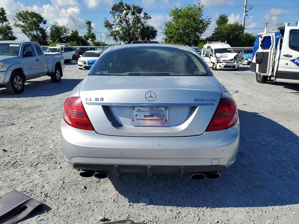 2008 Mercedes-benz Cl-class VIN WDDEJ77X48A013277 COPART salvage auction — FRONT END, Mt - Certificate Of Title, sold $7,500 on 2026-07-24 (photo 6)