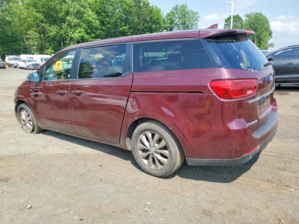2020 Kia SEDONA VIN KNDMB5C18L6618116 COPART salvage auction — FRONT END, Va - Certificate Of Title, sold $3,450 on 2026-07-31 (photo 2)