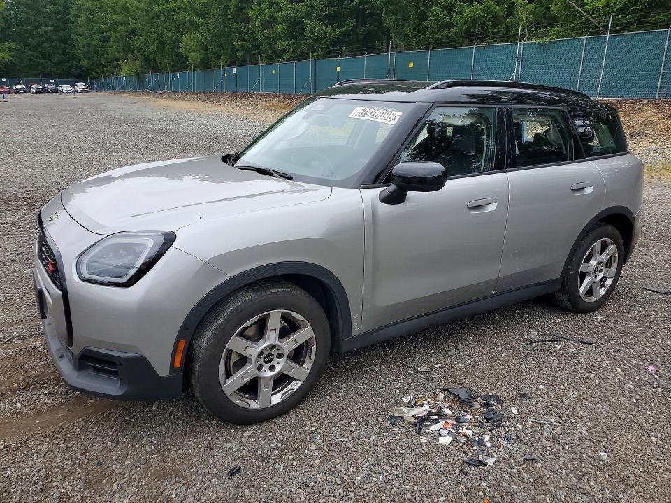 2025 Mini Countryman VIN WMZ23GA07S7S43757 COPART salvage auction — REAR END, FL - CERT OF TITLE SLVG REBUILDABLE, sold $1,150 on 2026-07-27 (photo 1)
