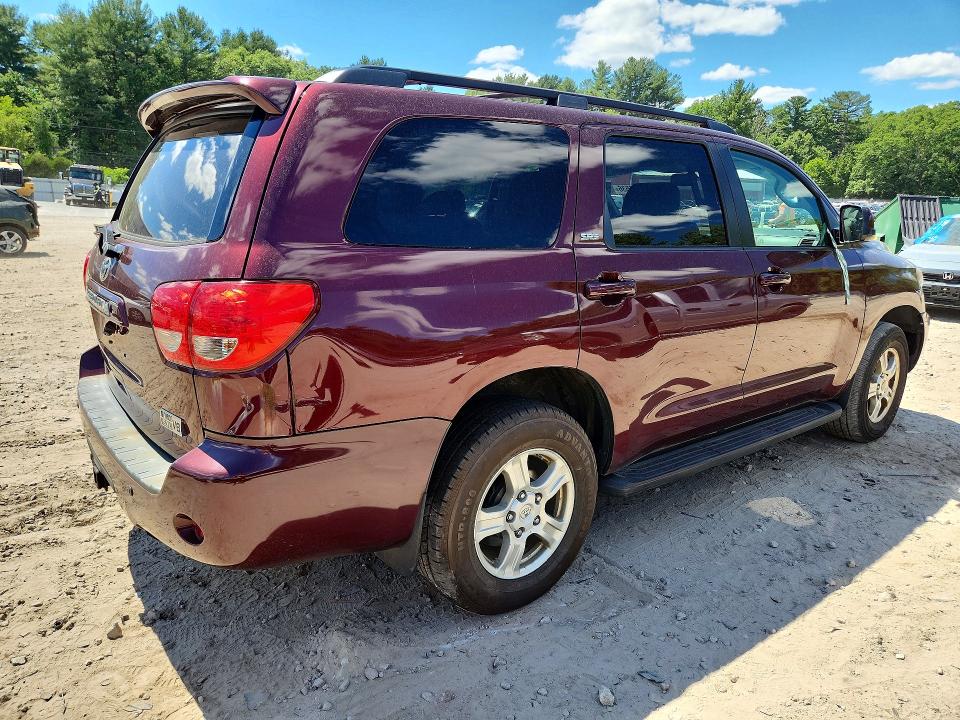 2011 Toyota Sequoia VIN 5TDBY5G1XBS050269 COPART salvage auction — MINOR DENT/SCRATCHES, Nj - Certificate Of Title, sold $500 on 2026-07-27 (photo 3)