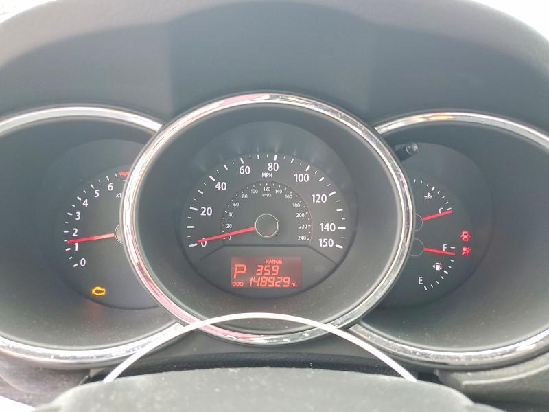 2012 Kia Sorento VIN 5XYKTDA28CG262161 COPART salvage auction — FRONT END, Ky - Cert Of Title-Salvage, sold $1,600 on 2026-07-30 (photo 9)
