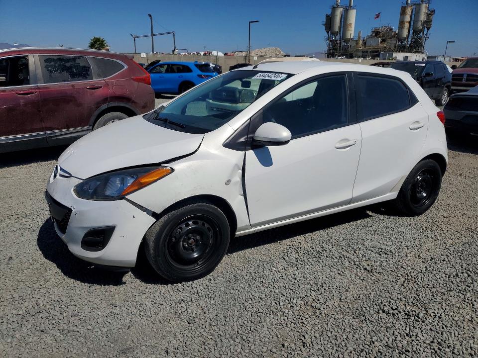 2014 Mazda VIN JM1DE1KY2E0183453 COPART salvage auction — FRONT END, CA - SALVAGE CERTIFICATE, sold $1,200 on 2026-07-24 (photo 1)