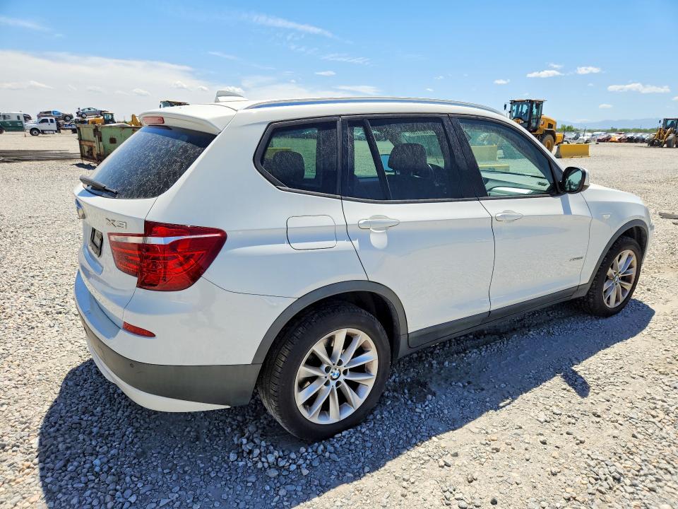 2013 BMW X3 VIN 5UXWX9C56DLK59984 COPART salvage auction — REAR END, Co - Dis/Dlr/Exp Only Clean Title, sold $925 on 2026-07-14 (photo 3)