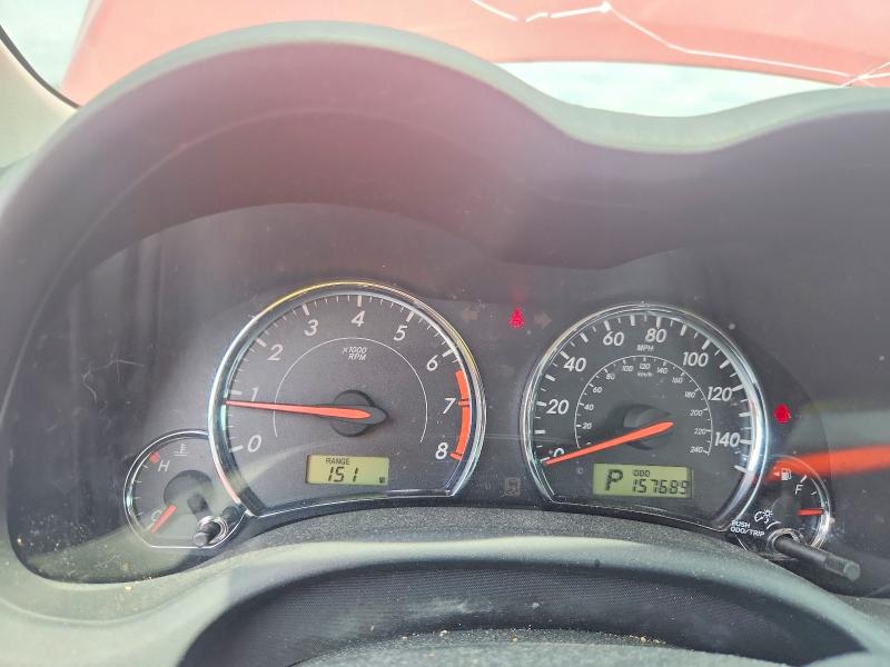 2012 Toyota Corolla VIN 5YFBU4EE4CP026037 COPART salvage auction — FRONT END, Nc - Salvage Certificate Of Title, sold $2,100 on 2026-07-20 (photo 9)