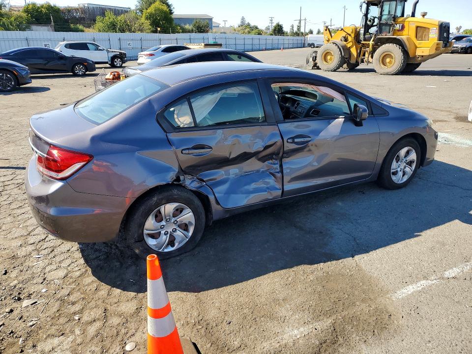 2014 Honda Civic VIN 19XFB2F59EE252976 COPART salvage auction — SIDE, Ca - Salvage Certificate, sold $3,150 on 2026-07-10 (photo 3)