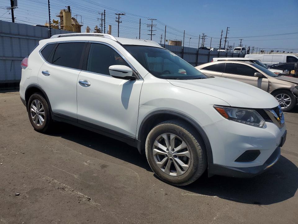 2016 Nissan Rogue VIN KNMAT2MT3GP635209 COPART salvage auction — SIDE, Ca - Salvage Certificate, sold $2,150 on 2026-07-08 (photo 4)