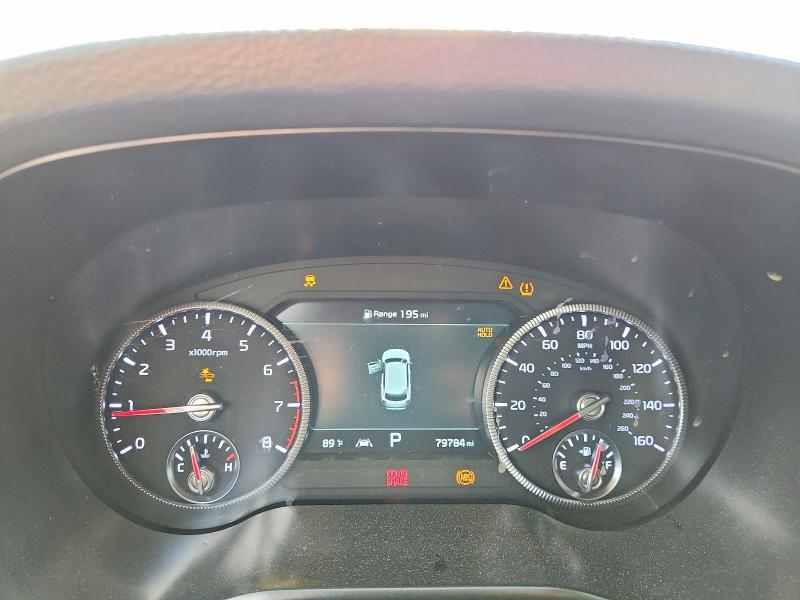 2020 Kia Telluride VIN 5XYP5DHCXLG071713 COPART salvage auction — FRONT END, Tx - Salvage Vehicle Title, sold $6,300 on 2026-07-09 (photo 9)