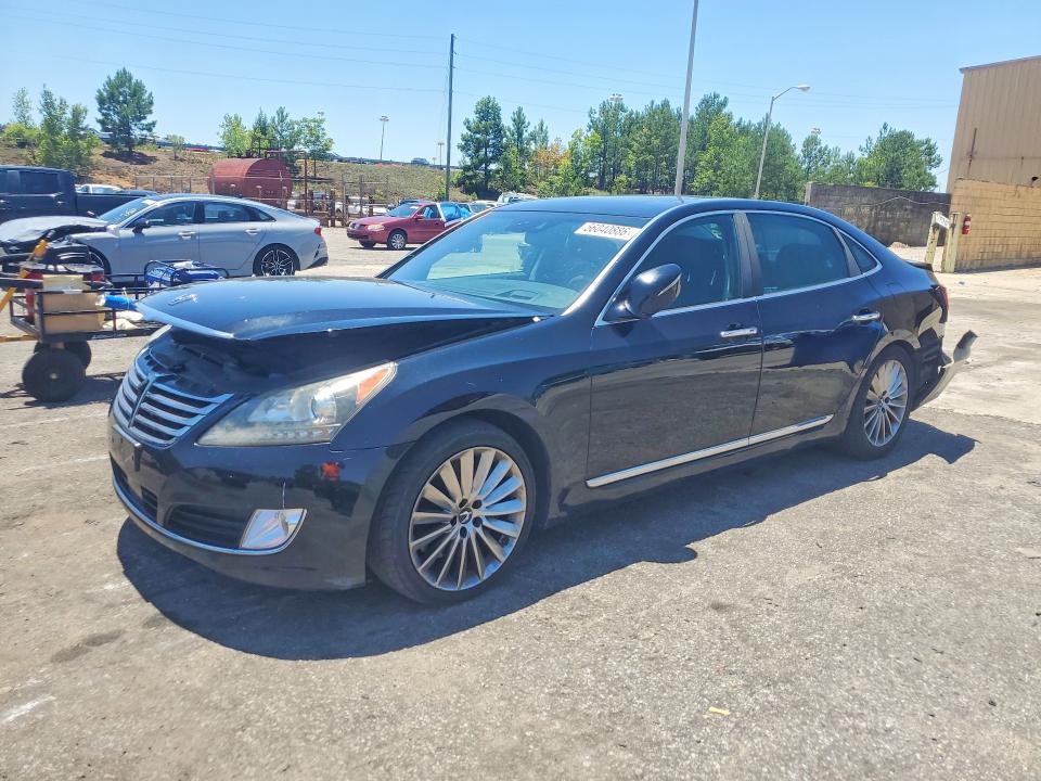 2014 Hyundai Equus VIN KMHGH4JH8EU085071 COPART salvage auction — REAR END, Sc - Cert Of Title-Salvage, sold $1,600 on 2026-07-31 (photo 1)