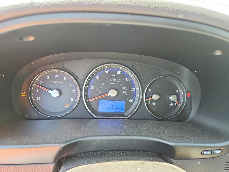 2011 Hyundai Santa fe VIN 5XYZK3AB4BG090267 COPART salvage auction — FRONT END, Il - Salvage Certificate, sold $2,800 on 2026-07-28 (photo 9)