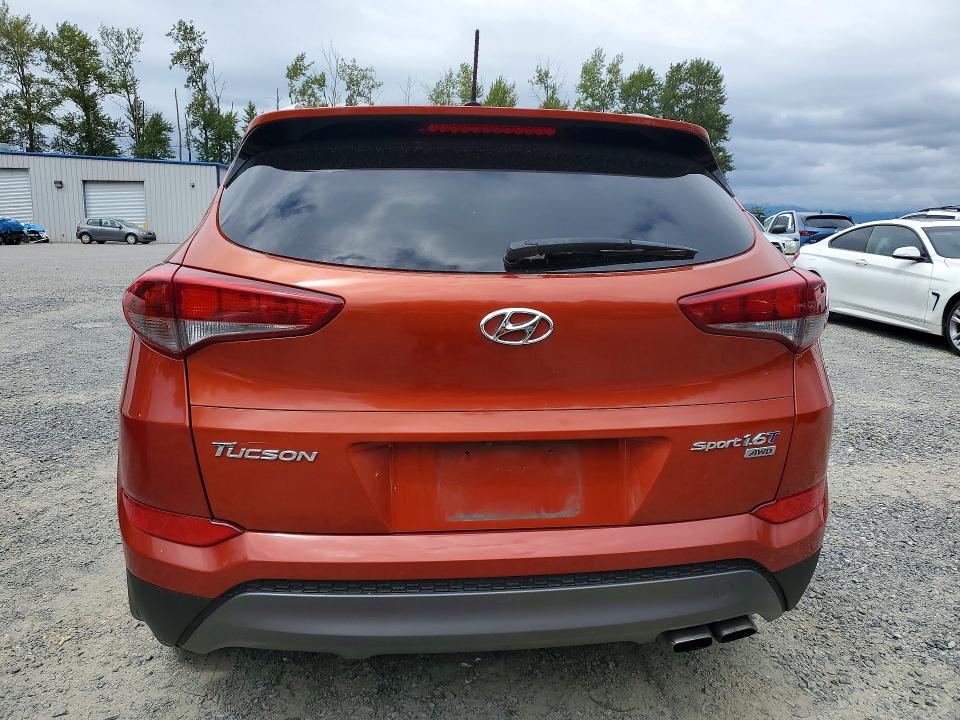2016 Hyundai Tucson VIN KM8J3CA21GU077326 COPART salvage auction — FRONT END, Wa - Vehicle Cert Of Ownership-Titl (P), sold $1,950 on 2026-07-20 (photo 6)