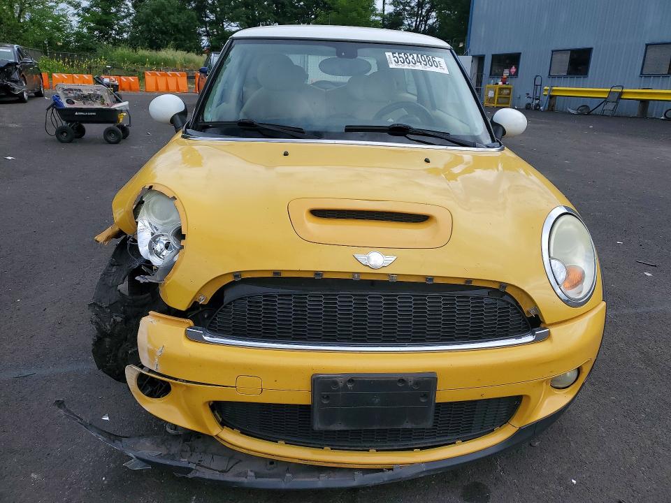2008 Mini Cooper VIN WMWMF73538TV36299 COPART salvage auction — FRONT END, OR - SALVAGE TITLE CERTIFICATE, sold $725 on 2026-08-19 (photo 5)