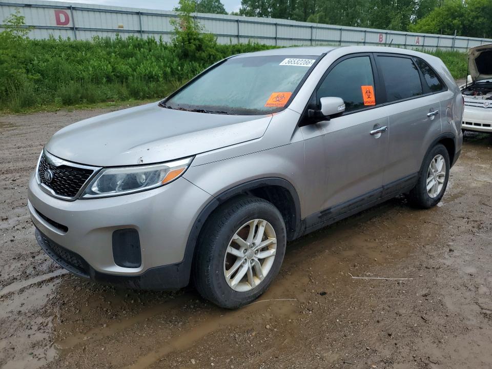 2014 Kia Sorento VIN 5XYKT3A62EG485408 COPART salvage auction — SIDE, Mi - Dealer Only Clean Title, sold $775 on 2026-07-08 (photo 1)