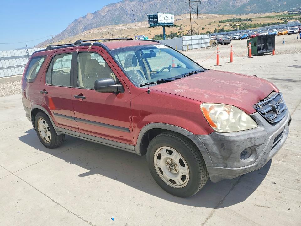 2005 Honda Cr-v VIN JHLRD685X5C019839 COPART salvage auction — FRONT END, Ut - Salvage Certificate, sold $725 on 2026-07-06 (photo 4)