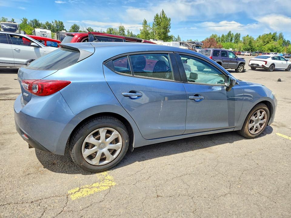 2015 Mazda 3 VIN JM1BM1K78F1241885 COPART salvage auction — MINOR DENT/SCRATCHES, Or - Salvage Title Certificate, sold $125 on 2026-07-20 (photo 3)