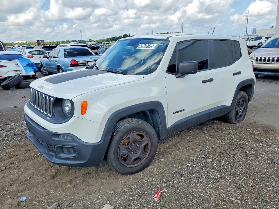 2018 Jeep Renegade VIN ZACCJBAB3JPH15307 COPART salvage auction — MINOR DENT/SCRATCHES, GA - CERTIFICATE OF TITLE, sold $10 on 2026-07-23 (photo 1)