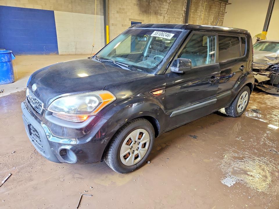 2013 Kia Soul VIN KNDJT2A52D7583752 COPART salvage auction — FRONT END, Pa - Certificate Of Salvage, sold $975 on 2026-07-06 (photo 1)