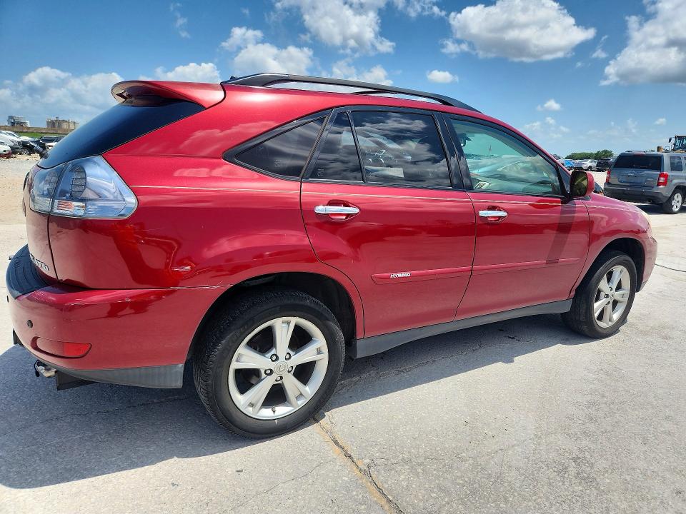 2008 Lexus Rx 400h VIN JTJHW31U082061916 COPART salvage auction — REAR END, La - Cert Of Title-Salvage, sold $575 on 2026-07-08 (photo 3)
