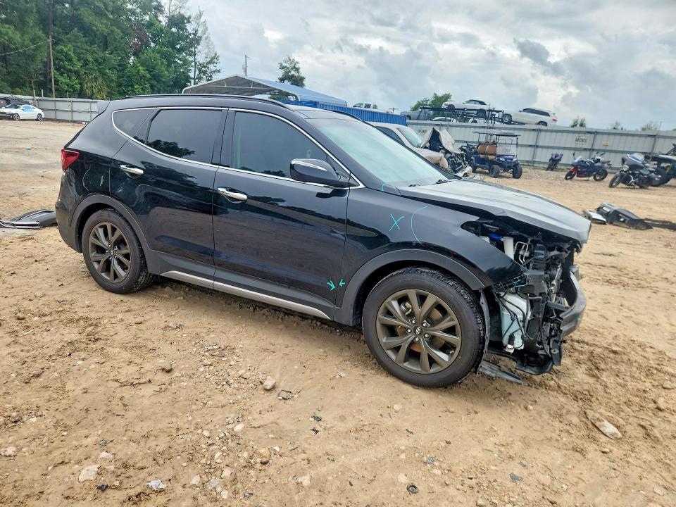 2017 Hyundai Santa fe VIN 5XYZW4LA4HG385229 COPART salvage auction — FRONT END, Fl - Cert Of Title Slvg Rebuildable, sold $3,800 on 2026-07-10 (photo 4)