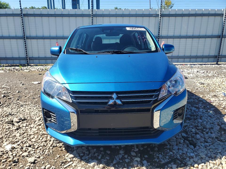 2024 Mitsubishi Mirage VIN ML32AUHJ6RH024640 COPART salvage auction — REAR END, Oh - Certificate Of Title (P), sold $2,750 on 2026-07-13 (photo 5)