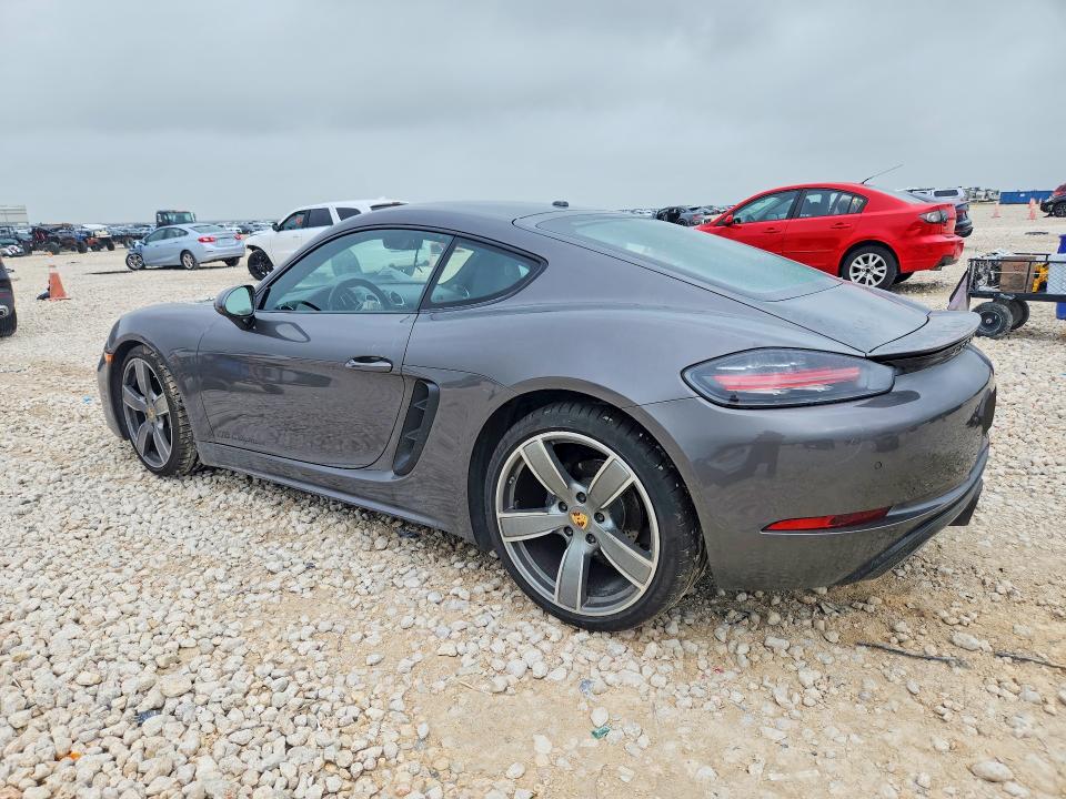 2018 Porsche Cayman VIN WP0AA2A85JK260370 COPART salvage auction — FRONT END, Tx - Salvage Vehicle Title, sold $2,600 on 2026-07-30 (photo 2)