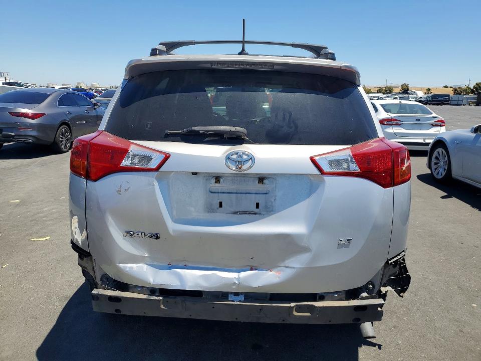2014 Toyota VIN JTMZFREV9ED032699 COPART salvage auction — REAR END, Ca - Salvage Certificate, sold $3,700 on 2026-07-08 (photo 6)