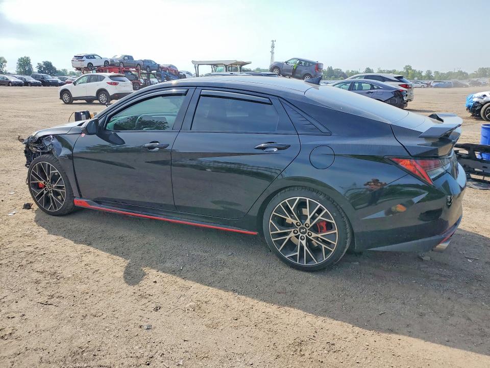 2023 Hyundai Elantra VIN KMHLW4AK9PU011662 COPART salvage auction — FRONT END, ON - PERMIT SALVAGE, sold $7,300 on 2026-07-28 (photo 2)