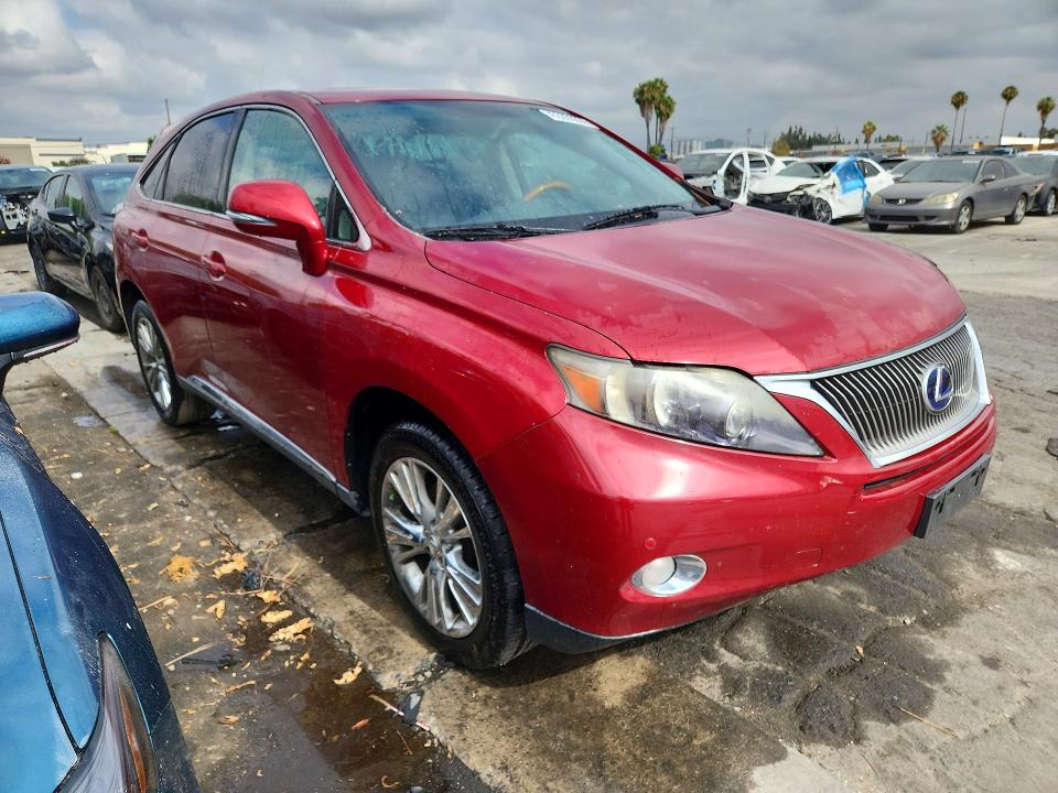 2010 Lexus Rx 450h VIN JTJZB1BA9A2003432 COPART salvage auction — SIDE, CA - CERTIFICATE OF TITLE, sold $1,150 on 2026-07-28 (photo 4)