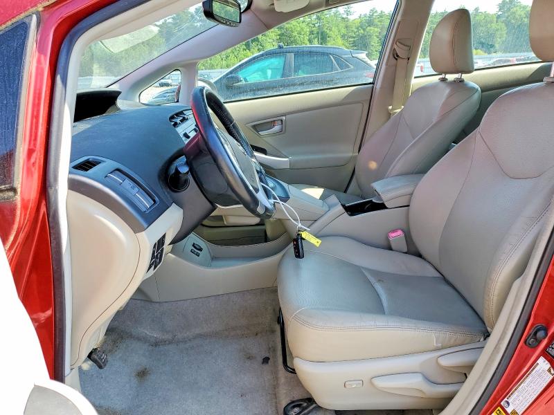 2010 Toyota Prius VIN JTDKN3DU9A0186695 COPART salvage auction — NORMAL WEAR, Me - Certificate Of Title, sold $1,200 on 2026-07-08 (photo 7)