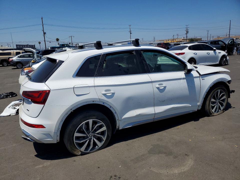 2023 Audi Q5 VIN WA1EAAFYXP2076162 COPART salvage auction — FRONT END, Ca - Salvage Certificate, sold $3,300 on 2026-07-27 (photo 3)