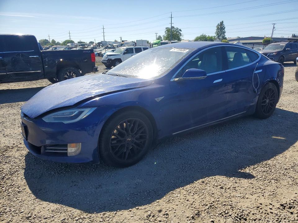 2016 Tesla Model s VIN 5YJSA1E22GF136812 COPART salvage auction — REAR END, OR - CERTIFICATE OF TITLE, sold $4,150 on 2026-07-21 (photo 1)